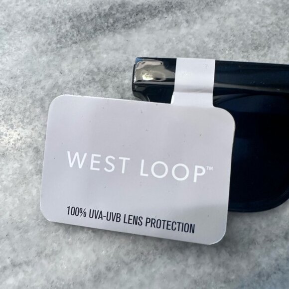 West Loop Black Sunglasses NWT - Picture 3 of 5